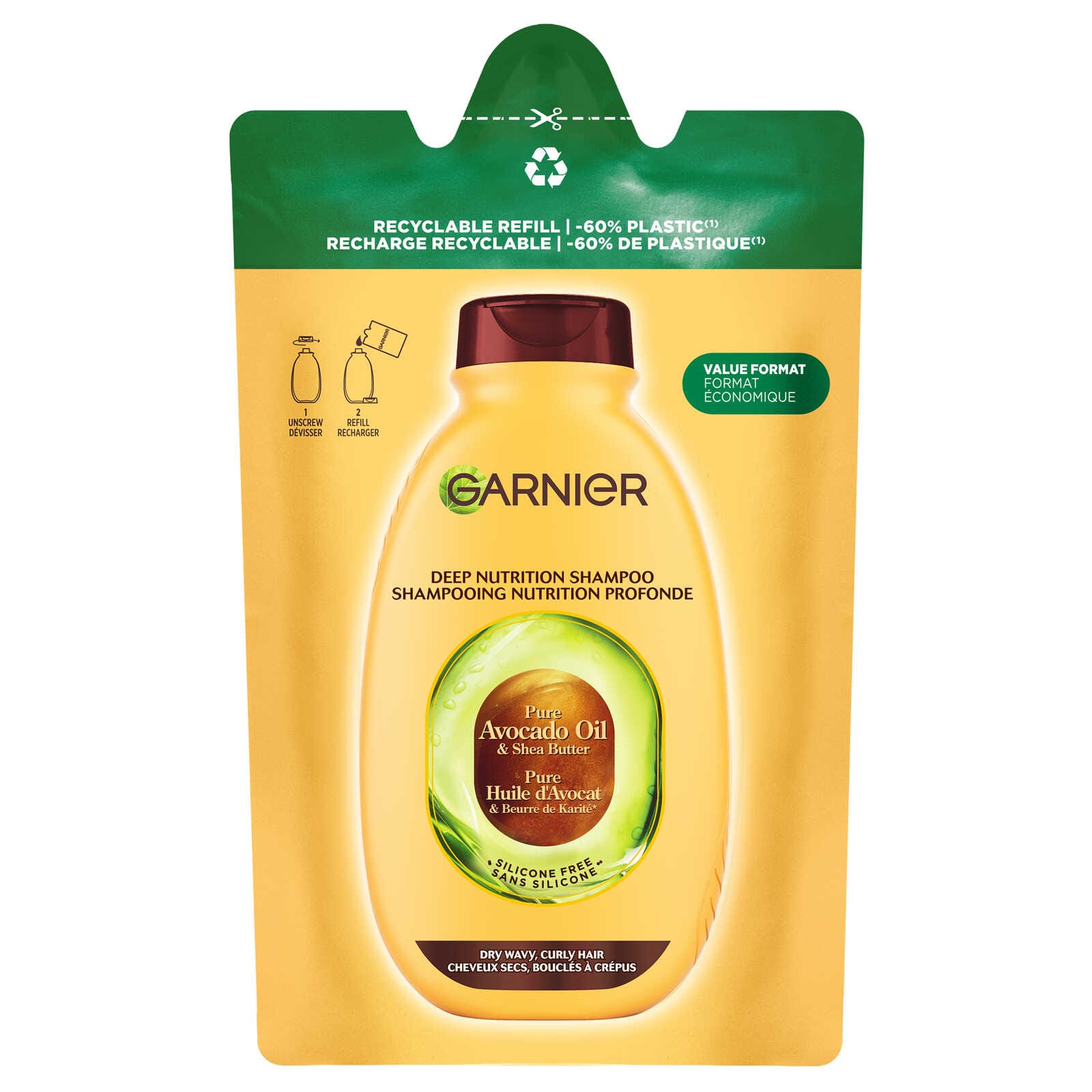 Ultra Doux Avocado | Shampoo | EcoPack