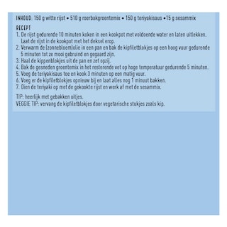 Delhaize | Maaltijdbox | Versneden | Kip teriyaki 