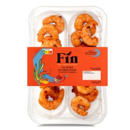 Fin | Scampis | Cuits | Piment & paprika 140 gr