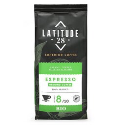 Latitude 28 | Koffie | Espresso | Gemalen | RFA | Bio 250 gr