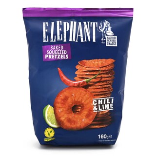 Elephant | Bretzels | Piment | Citron vert 160 gr