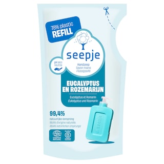 Seepje | Savon Main | Euca Romarin | Recharge | Eco 