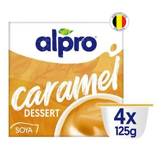 Alpro | Dessert végétal | Caramel | UHT 4 x 125 gr