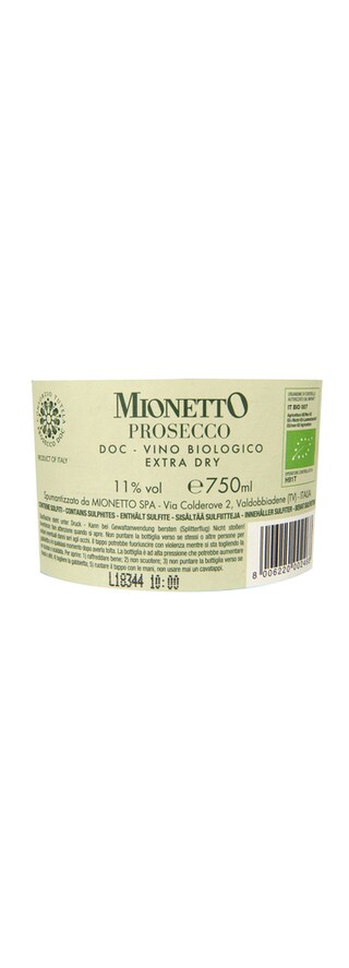 Mionetto | Prosecco | Bio | Brut 