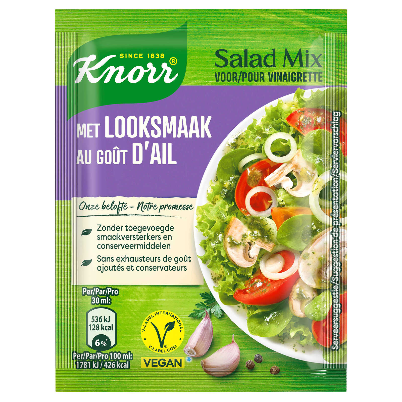 Knorr Salad Mix | Vinaigrette Met Knoflook | 24 g