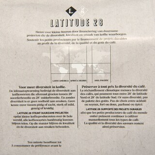 Latitude 28 | Koffie | Regular | 36P | Utz-Sg | Ft | Bio 