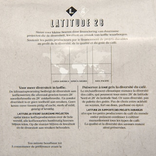 Latitude 28 | Café | Regular | 36P | Utz-Sg | Ft | Bio 