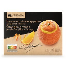 Taste of Inspirations | Orange Givrée | Avec Sorbet d' Orange 2 x 15 cl