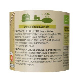 Delhaize | Bio | Sauce | Mayonnaise | Huile d'olive | Bio 30 cl