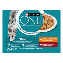 Purina ONE | Kattenvoeding | Adult | Rund & kip 
