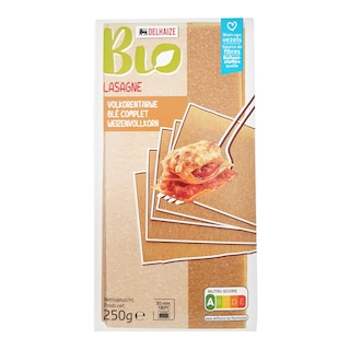 Delhaize | Bio | Pâtes | Lasagne | Complet | Bio 