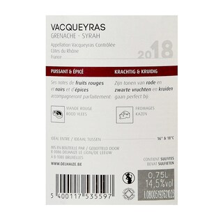France - Frankrijk | Rhône - Vacqueyras | Vacqueyras R 2018 