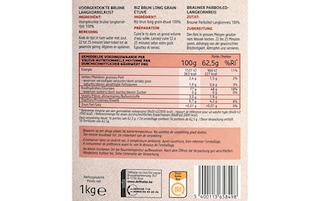 Delhaize | Riz | Brun | Long grain 