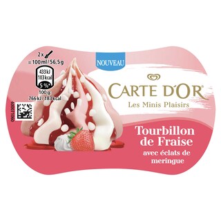 Carte d'Or | Mini | Aardbei | Meringue 20 cl