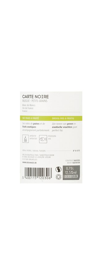 France - Frankrijk | Vin de Table | Blanc De Blancs Carte Noire 