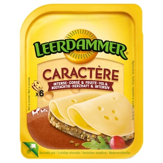 Leerdammer | Fromage en tranches Caractère | Corsé 