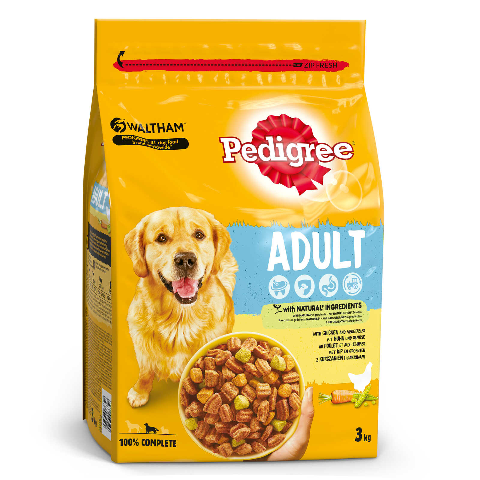 Pedigree Hondenvoeding | Brokjes | Kip & Groenten