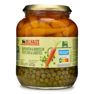 Delhaize | Petits pois-Carottes 