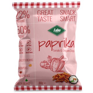 Fabo snacks | Chips | Sticks | Groenten | Paprika 
