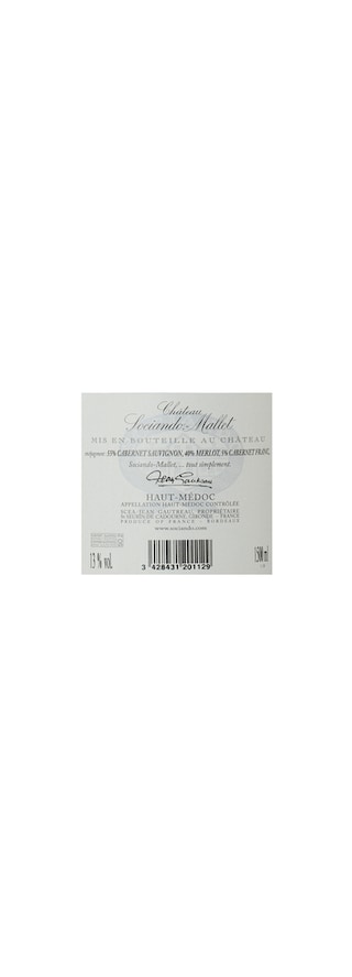 Chateau Sociando-Mallet | Haut-Médoc | 2012 