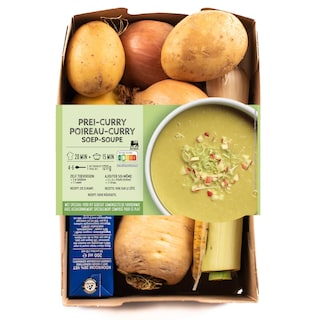 Delhaize | Maaltijdbox | Prei currysoep 