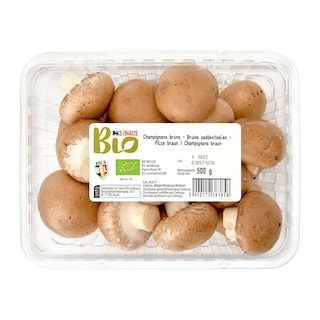 Delhaize | Bio | Champignons bruns | Belges | Bio 