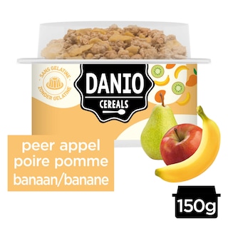 Danio | Cereals | Spécialité Fromage Frais | Poire-Pomme-Ban 
