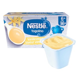 Nestlé | Yogolino | Melkdessert | Vanille | Baby | 6 maanden 4 x 100 gr