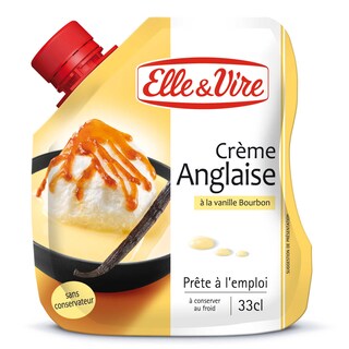 Elle & Vire | Crème anglaise | Vanille bourbon 33 cl