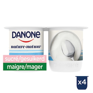 Danone | Yaourt | Nature | Maigre | Sucré 