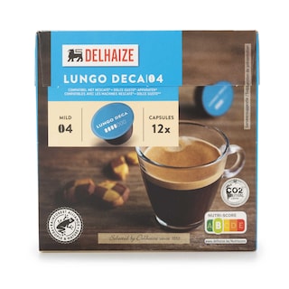 Delhaize | Café | Lungo | Décaféiné | Caps 