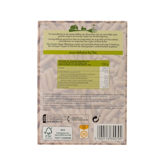 Delhaize | Bio | Pasta | Tortiglioni | Boekweit | Bio 