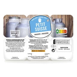Delhaize | Petit suisse | Maigre 6 x 60 gr