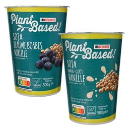 Delhaize | Plant-based | Yaourt végétal | à base de soja | Mix 