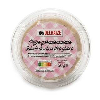 Delhaize | Salade crevettes grises 