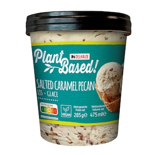 Delhaize | Vegan | Crème glacée | Soja | Caramel salé 