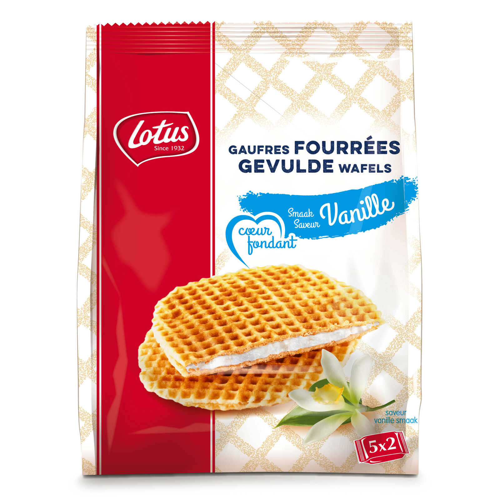 Lotus Gevulde wafels | Vanille