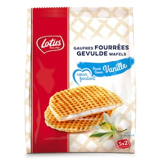 Lotus | Gaufres fourrées | Vanille 