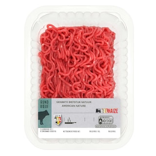 Delhaize | Gehakte biefstuk | Natuur | Rund | Belgisch +/- 400 gr