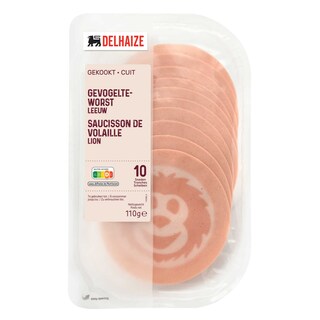 Delhaize | Saucisson volaille | Lion 110 gr