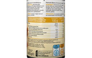 Delhaize | Haricots | Blancs | Sauce tomate 