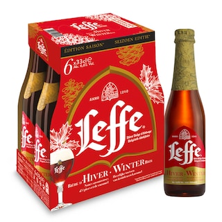 Leffe | Bière d'abbaye | Hiver | 6,6% alc | Bouteille 