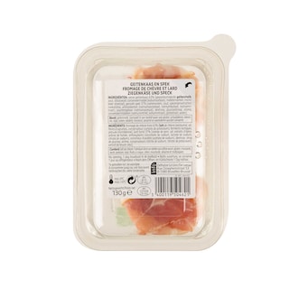 Delhaize | Geitenkaas en spek 