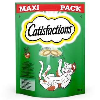 Catisfactions | Snack pour Chats | Herbes à chats | 180g 