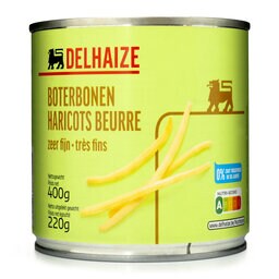 Delhaize | Haricots beurre | Très fins 
