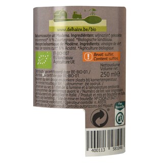 Delhaize | Bio | Azijn | Balsamico | Modena | Bio 