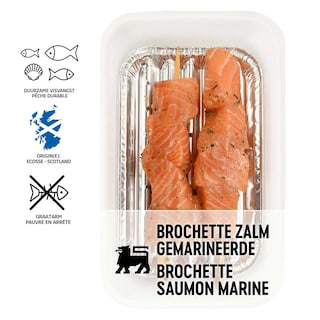 Delhaize | Brochette | Zalm | Gemarineerd +/- 200 gr