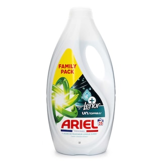 Ariel | Lessive | Liquide | + Unstoppable | 1,575L 35 pc