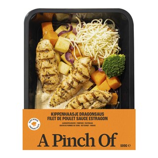 A pinch of | Filet de poulet | Sauce estragon | gratin 500 gr
