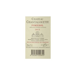 FR BORDEAUX POMEROL | Château Chantalouette 2013 